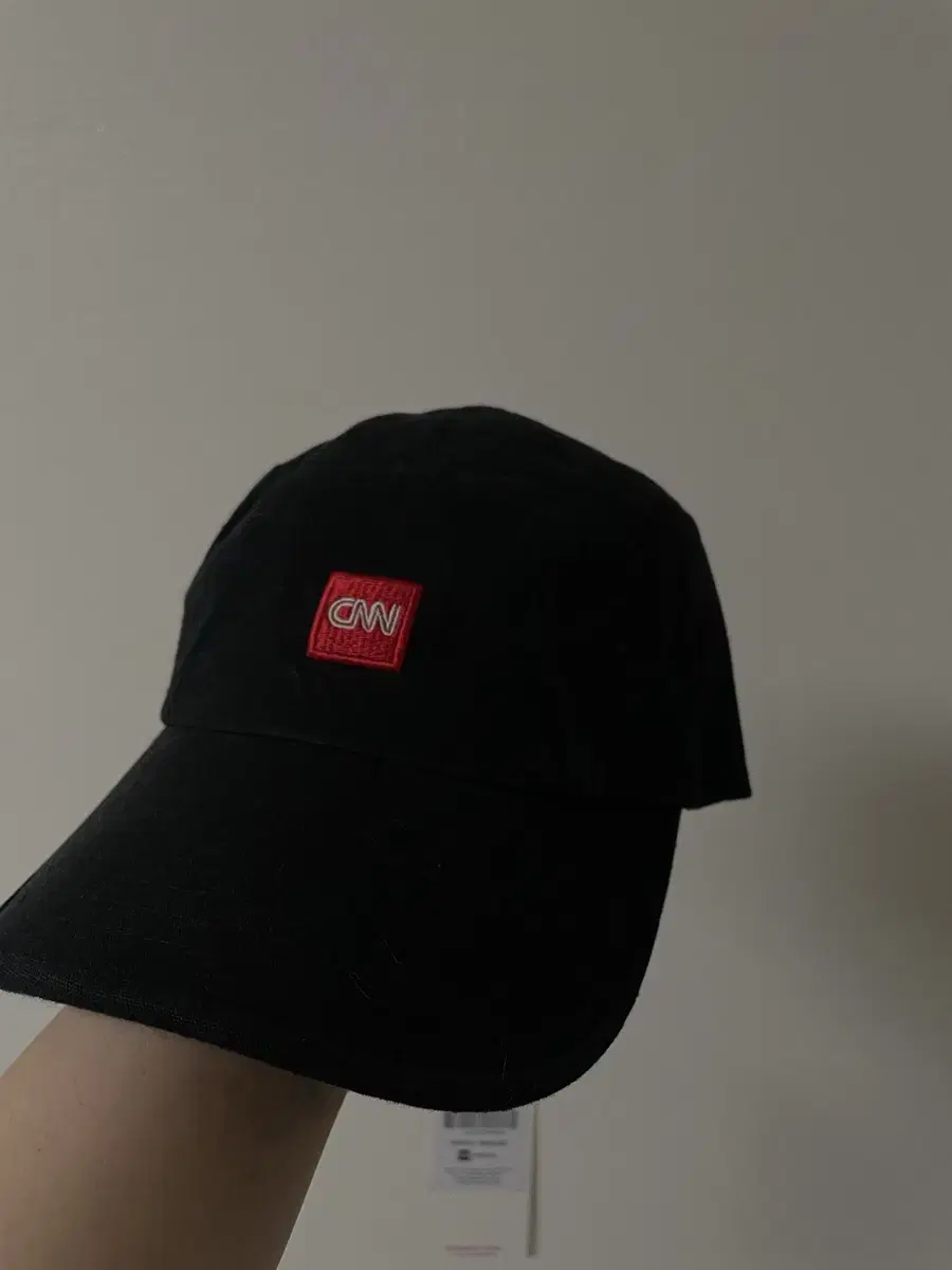 CNN 어패럴 볼캡 블랙 새상품